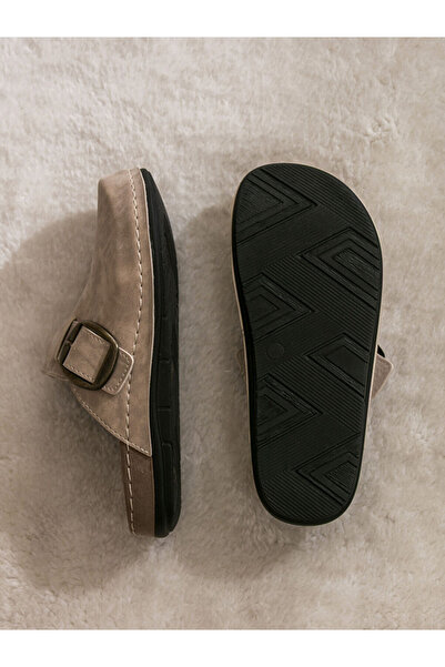 LC Waikiki Süet Görünümlü Kadın Ev Terliği