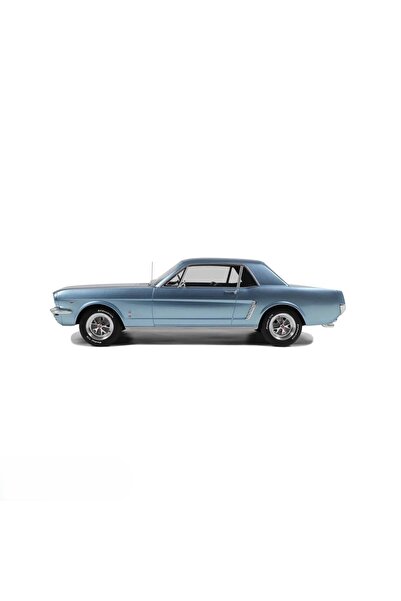 Otto 1:12 Ford Mustang V8 Hardtop 1965 Silver Blue Pony (G089) | Model Araba