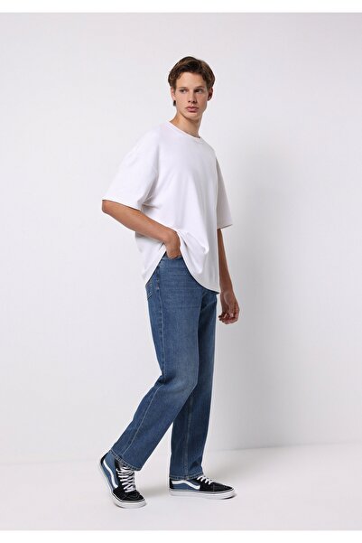 Colin's Loose Straight Fit Erkek İndigo Jean Pantolon