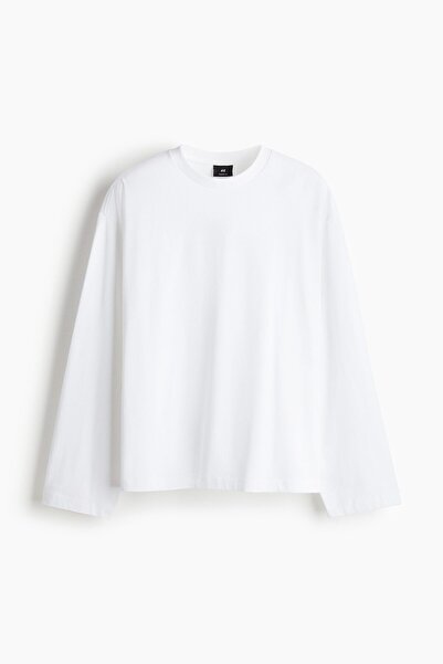 H&M Uzun Kollu Jarse Üst Oversized Fit