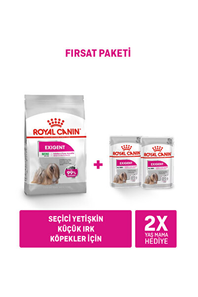 Royal Canin Mini Exigent 3 Kg + Exigent Loaf x 2 Adet