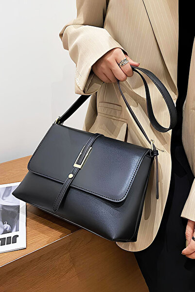 H&D COLLECTİON Geantă de umăr elegantă din piele moale pentru femei