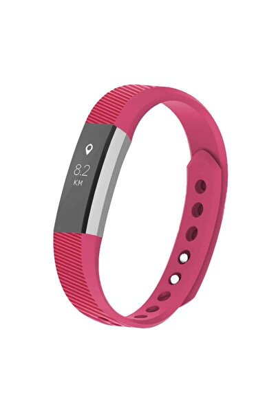 Edman Curea de brățară pentru Fitbit Alta/Fitbit Alta HR, mărimea L, roz închis