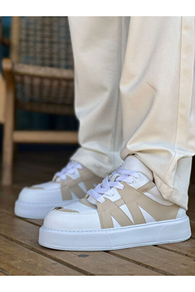 Mooien Mn2407 - Cbt Star-X Men's Sports Shoes White / Beige