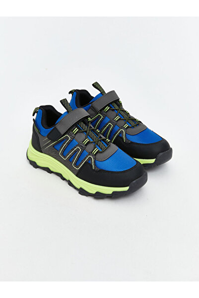 LC Waikiki Pantofi de trekking pentru băieți cu șireturi și velcro albastru