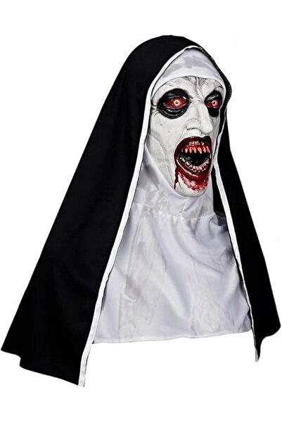 TETSMG Masca calugarita de Halloween cu sunet si iluminat,