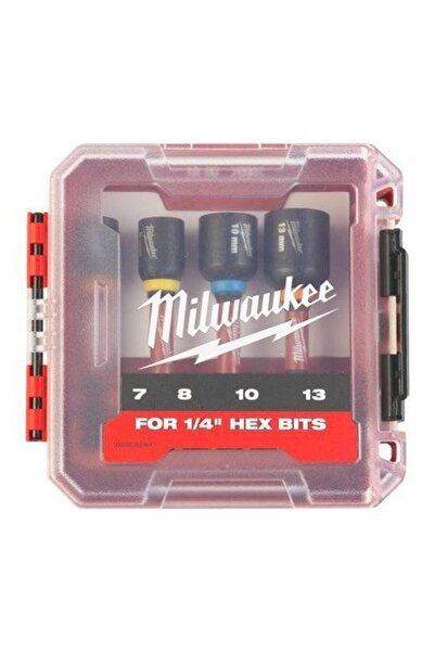 Milwaukee Set of 4 Magnetic Tubular Wrenches ShW 1/4″ - Code: 4932492445