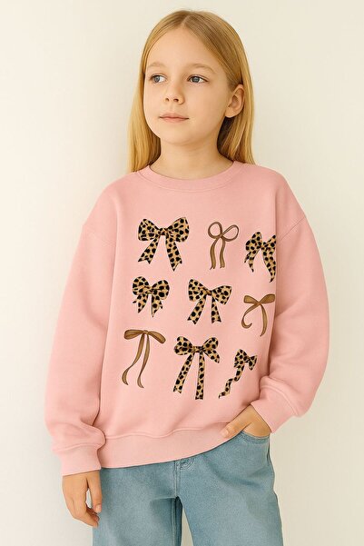 DM DOLCE MORE 3-слойна памучна унисекс детска блуза с много сърца