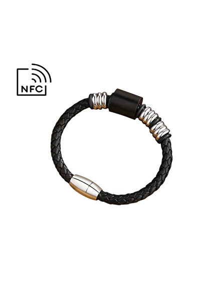 OEM Bratara piele cu cip NFC