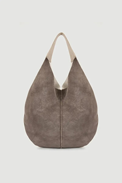 Gusto Shopping Bag with Puppies - Mink