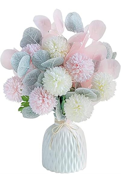 Generic SYOSI Artificial Flowers Bouquets, Faux Hydrangea Flower Arrangements...
