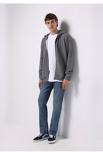 Colin's Oversize Fit Erkek Antrasit Sweatshirt