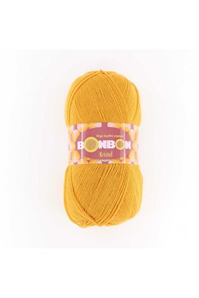 NAKO كريستال بونبون 98415 خيط حياكة أصفر اللون 100 جرام.