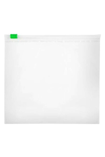 SHOPIENS Set 20 pungi pentru depozitarea alimentelor cu fermoar, deschidere-închidere ușoară, transparente, 18 x 20 cm