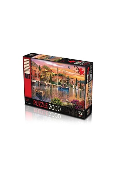 Ks Puzzle لغز KS 11308 2000 غروب الشمس في الميناء