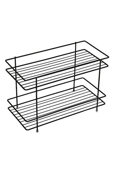 ANTBRO Μαύρο Ράφι Οργάνωσης με 2 Επίπεδα