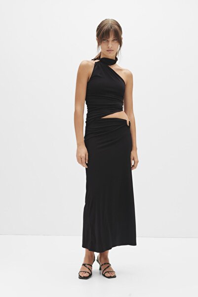 Pull & Bear Cut-out midi dress