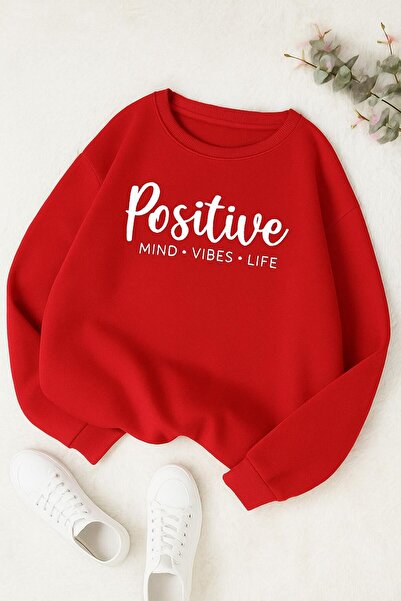 BENROMA 3 İPLİK PENYE POSİTİVE BASKILI ÜNİSEX ÇOCUK SWEAT