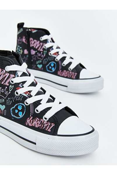 LC Waikiki Stilinizi Bize Bırakın | Bağcıklı Bilek Boy Kız Çocuk Spor Ayakkabı