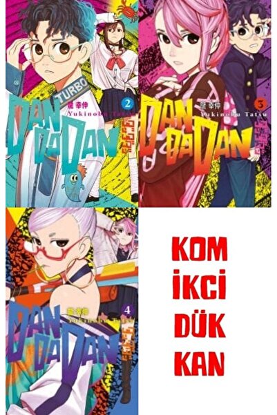 Gerekli Şeyler Yayıncılık Dandadan 2-3-4 manga seti (3 kitap) ayraç hediyeli