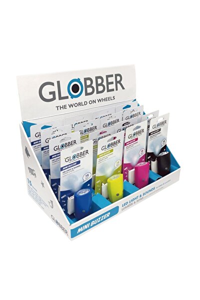 Globber Mini Buzzer Set CDU – 16pcs Assorted Colors – Kids Scooter Accessories