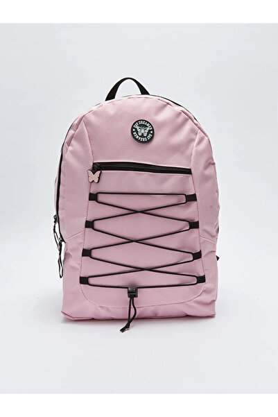 LC Waikiki ACCESORII LCW Rucsac pentru fete cu șireturi, cu ornamente imprima...