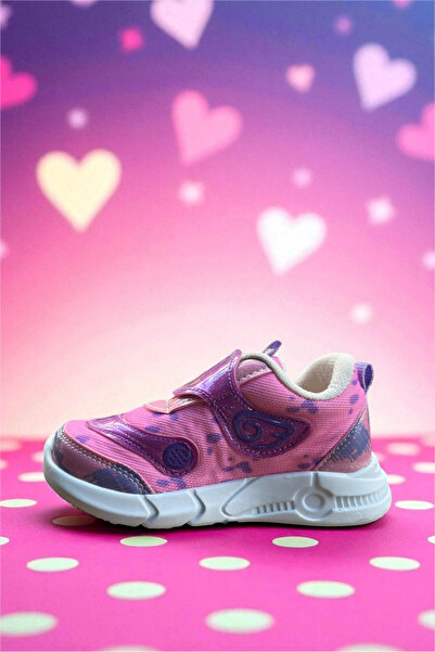 ALTUNTAŞ Kız Çocuk Erkek Çocuk Günlük Rahat Ev ve Dışarı Kreş Cırtlı Işıklı Spor Ayakkabı Sneaker