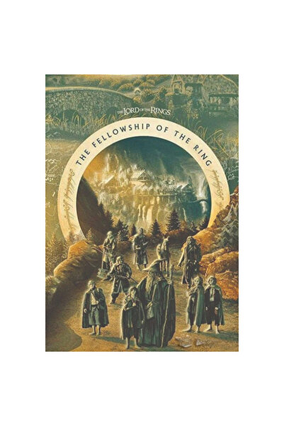 Dörtel Tedarik Lord of the Rings Unlined Notebook Hard Cover