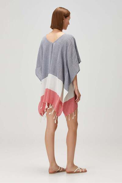 Barine Abyss Бавовняний кафтан темно-синього кольору