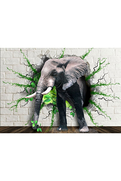 VIODESIGN Fototapet copii Elefant Gigant, autoadeziv, 120x200 cm