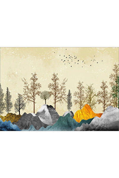 VIODESIGN Fototapet Copii, autoadeziv, Padure Abstracta , multicolor,80x120 c...