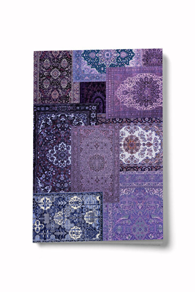Bi Dünya Haber Ethnic Collage Series 3 - Purple Mini Notebook