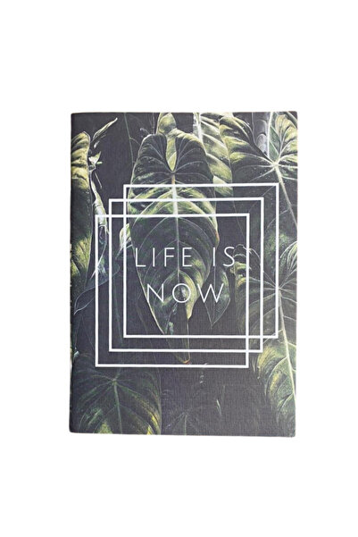 Dörtel Tedarik Life Is Now Unlined Notebook Hard Cover