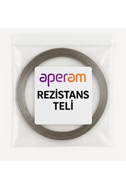 Aperam Rescal Fransız Menşeili Yassı Rezistans Teli - Isıtıcı Tel -(2.5mm x 0.2mm) - Ambalaj Makineleri - 10 Metre