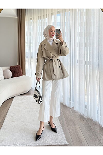 feiruz Premium Kumaş Astarlı TrenchCoat