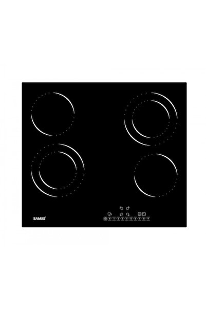 Samus Built-in ceramic hob PSVE-64BG6, 4 burners, 9-step power settings