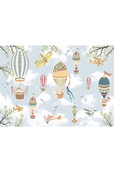 VIODESIGN Fototapet Copii, autoadeziv, Baloane Cer , multicolor, 80x120 cm CO274