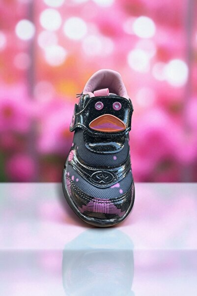 ALTUNTAŞ Kız Çocuk Erkek Çocuk Günlük Rahat Ev ve Dışarı Kreş Cırtlı Işıklı Spor Ayakkabı Sneaker