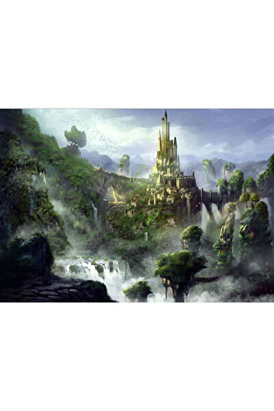 VIODESIGN Fototapet Copii, autoadeziv, Castel Pictat , multicolor, 80x120 cm ...