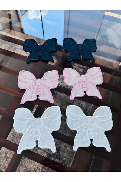 Ayşemce серветка для подачі кави з бантиком, 3 кольори