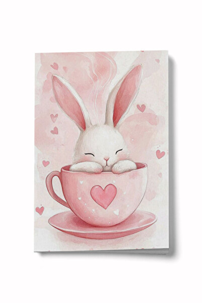 Bi Dünya Haber Mini caietul Rabbit cu o ceașcă