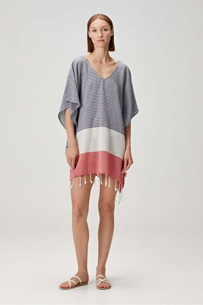 Barine Abyss Бавовняний кафтан темно-синього кольору