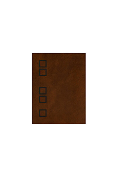 Arhi Design Agenda A4 PU Diamond Line,2 buc/set, maro inchis