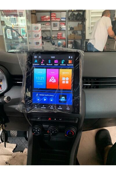 Mehter Renault Clio 5 Tesla Ekran Android Multimedya Car Play QLed Ekran 6gb ...