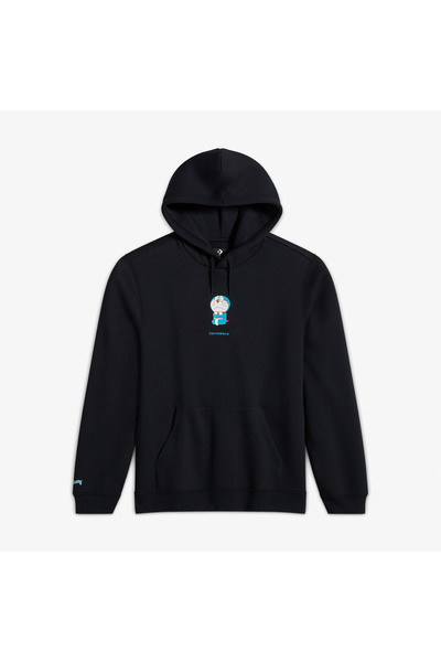 Converse X Doraemon Unisex Siyah Sweatshirt