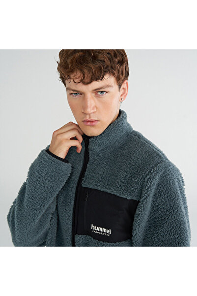 hummel Ανδρικό γκρι μπουφάν Arthur Sherpa