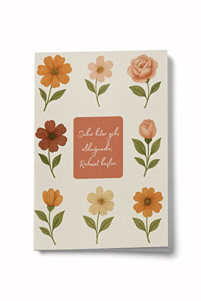 Bi Dünya Haber Patience and Grace Mini Notebook