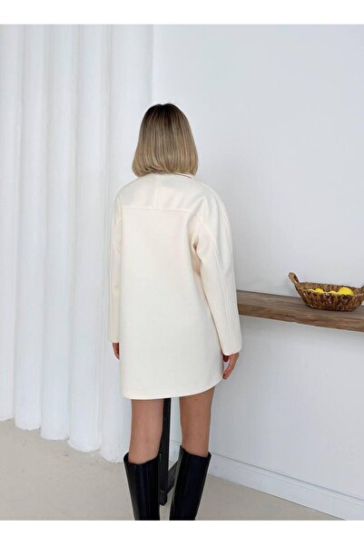 SUYA US WEAR Oversize Belted Short Cashmere Coat