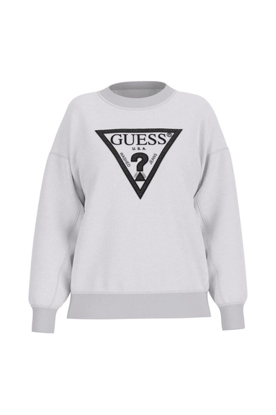 Guess Třpytivá dámská šedá mikina W5BQ11KC8I1-LMGY