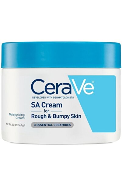 CeraVe Crema de Corp, CeraVe, pentru Piele Uscata si Aspra, cu Actiune Exfolianta si Hidratanta, cu Acid Sa
